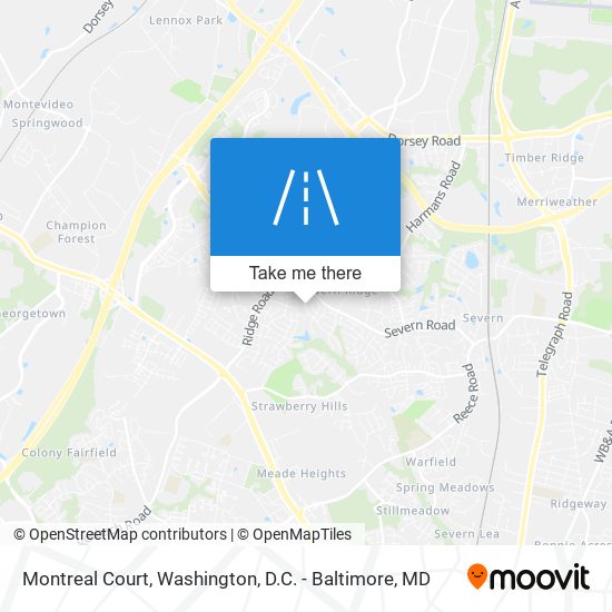 Montreal Court map