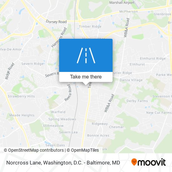 Norcross Lane map