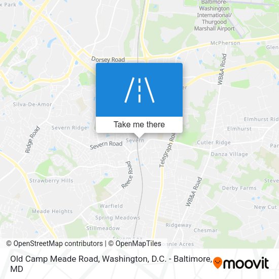 Mapa de Old Camp Meade Road