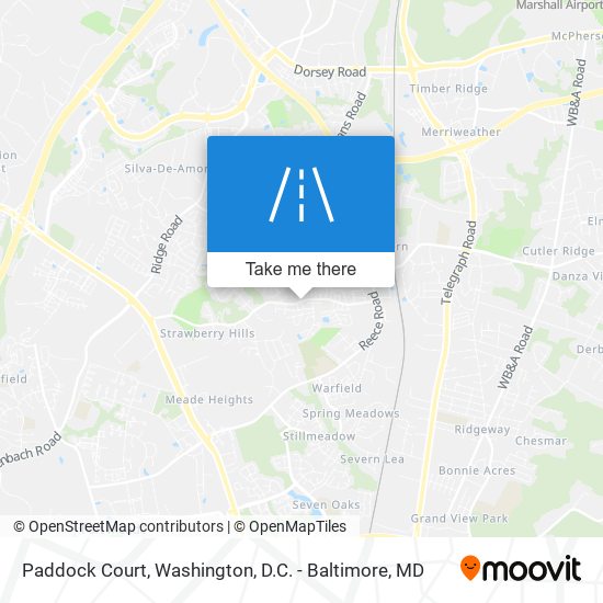 Paddock Court map