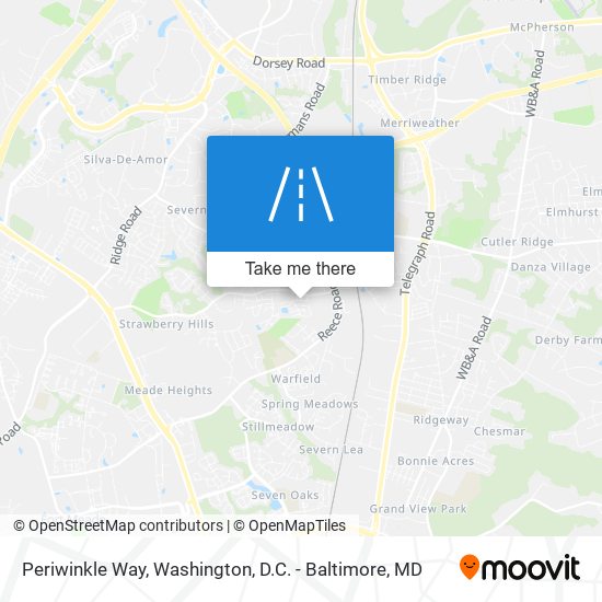 Periwinkle Way map