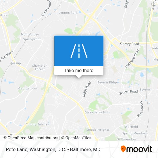 Pete Lane map