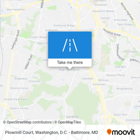 Mapa de Plowmill Court
