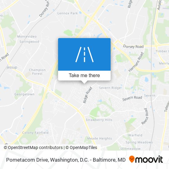 Pometacom Drive map