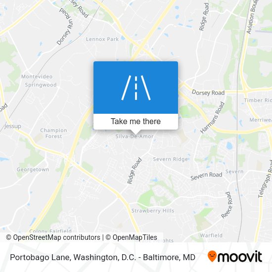 Mapa de Portobago Lane