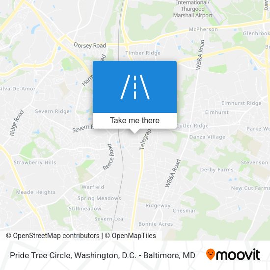 Pride Tree Circle map