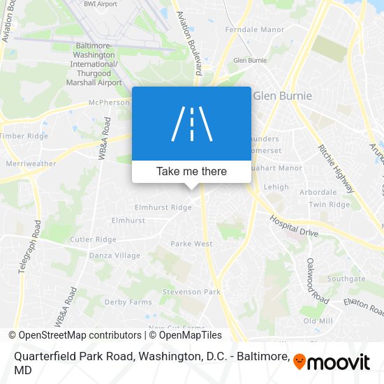Mapa de Quarterfield Park Road