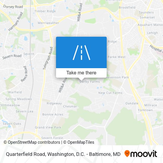 Quarterfield Road map