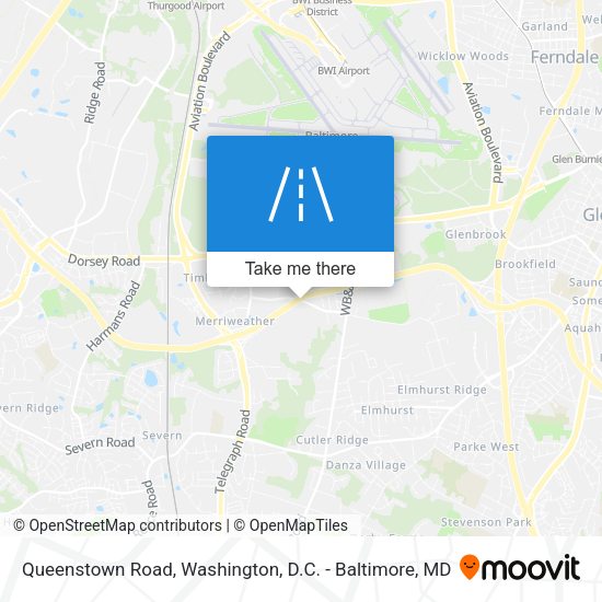 Queenstown Road map