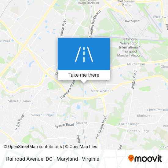 Railroad Avenue map