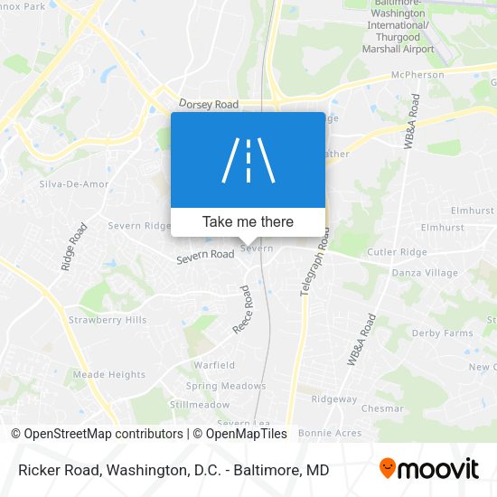 Mapa de Ricker Road