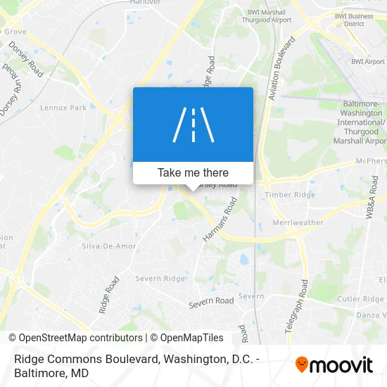 Ridge Commons Boulevard map