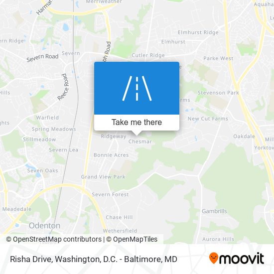 Risha Drive map
