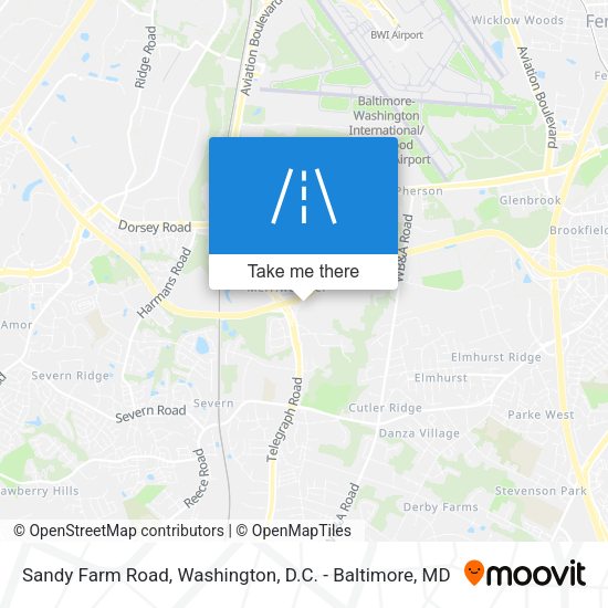 Mapa de Sandy Farm Road