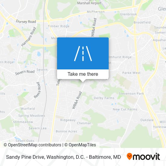 Mapa de Sandy Pine Drive