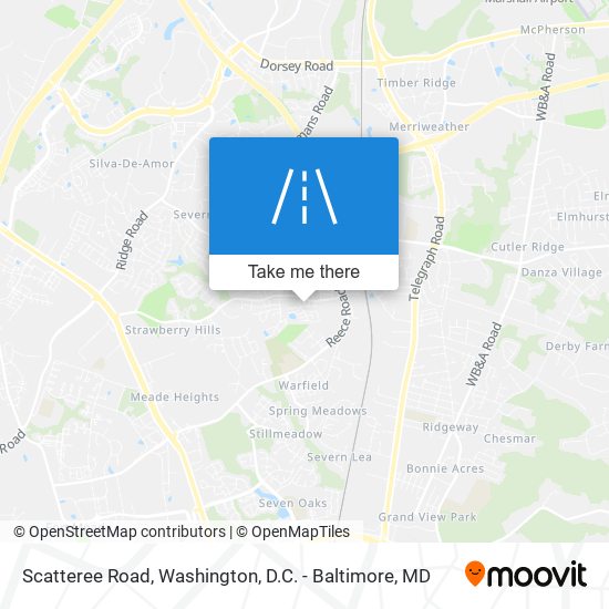 Mapa de Scatteree Road