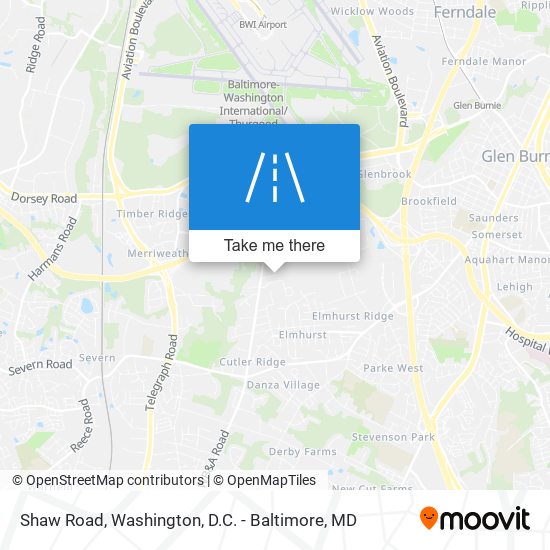 Mapa de Shaw Road