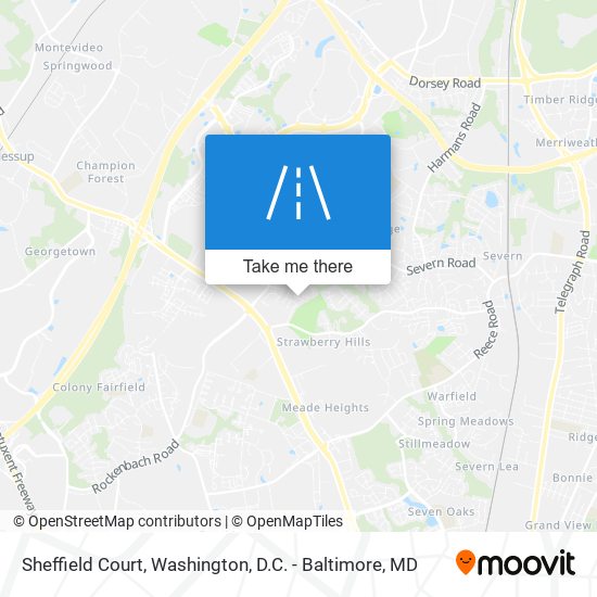Mapa de Sheffield Court