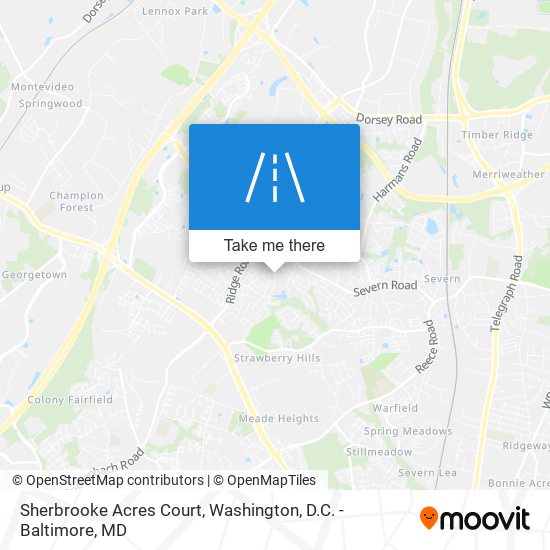 Sherbrooke Acres Court map