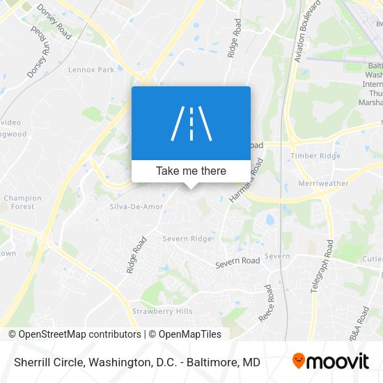 Sherrill Circle map