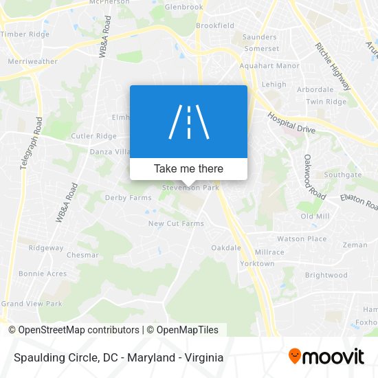 Mapa de Spaulding Circle