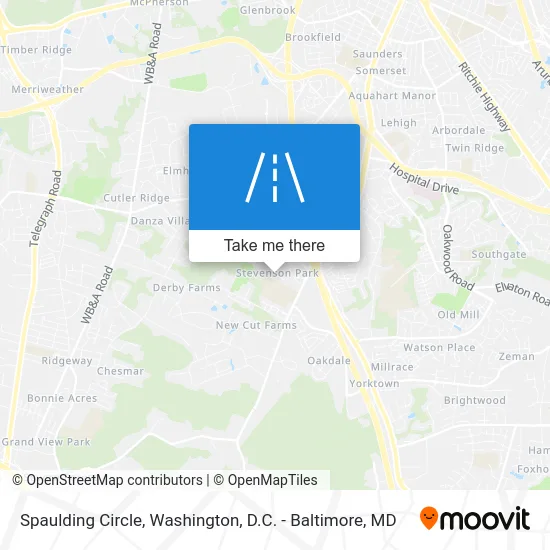 Spaulding Circle map