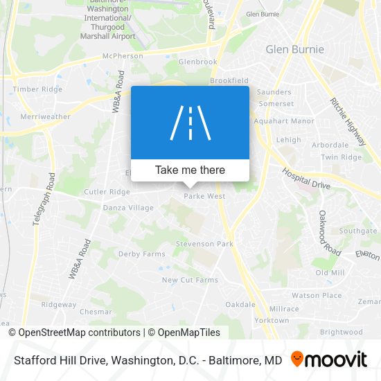 Stafford Hill Drive map
