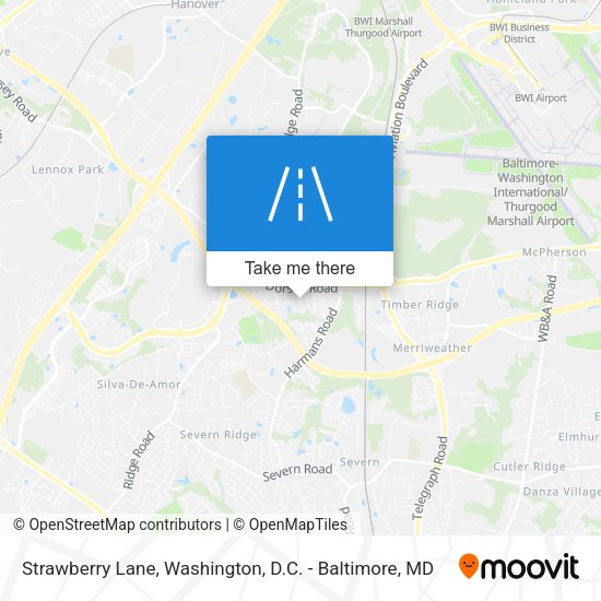 Strawberry Lane map