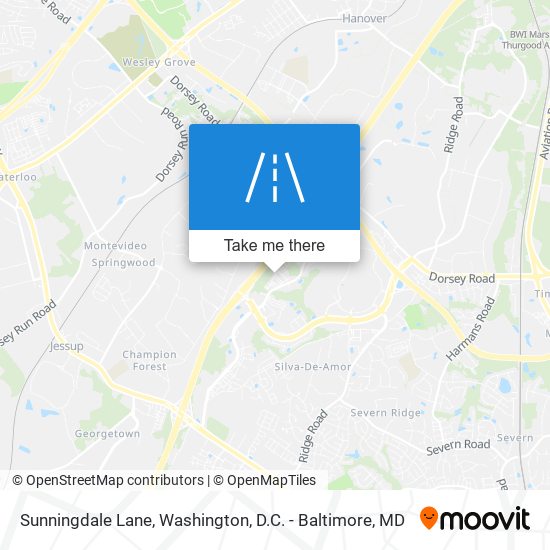 Mapa de Sunningdale Lane