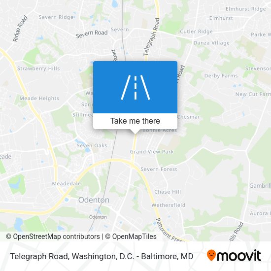 Telegraph Road map