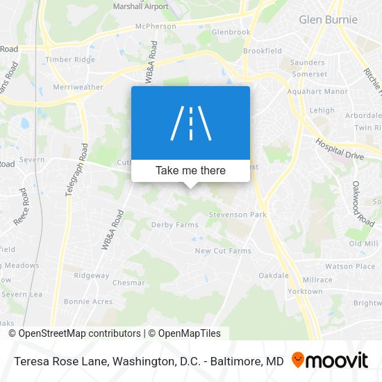 Teresa Rose Lane map