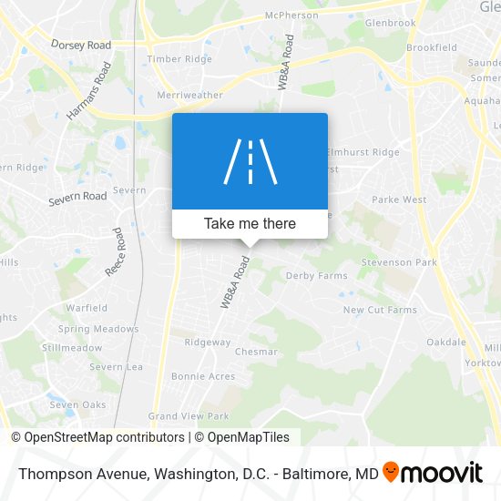 Mapa de Thompson Avenue