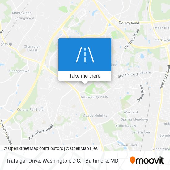 Trafalgar Drive map