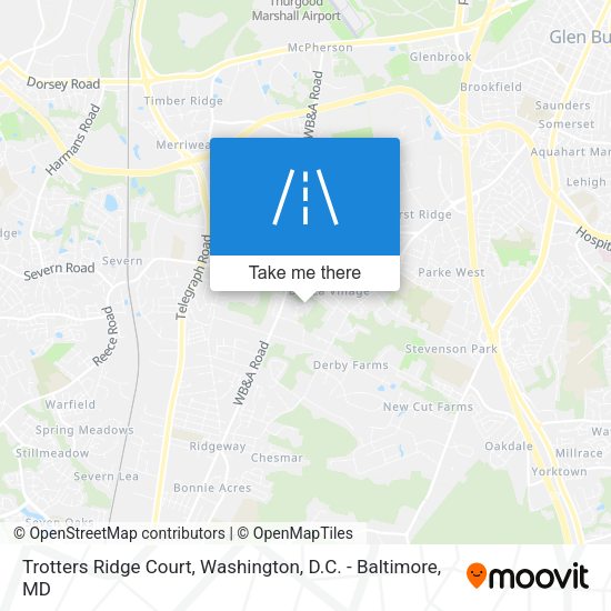 Trotters Ridge Court map