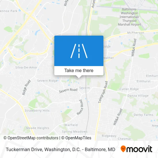 Tuckerman Drive map