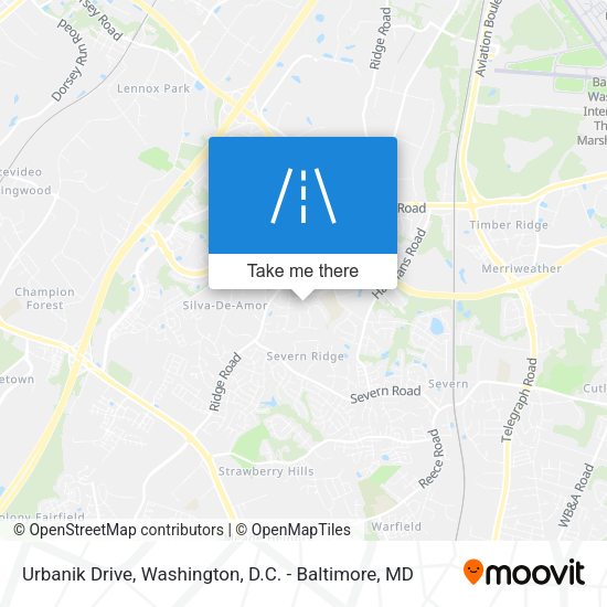 Urbanik Drive map
