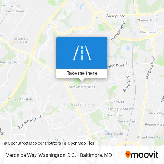 Veronica Way map
