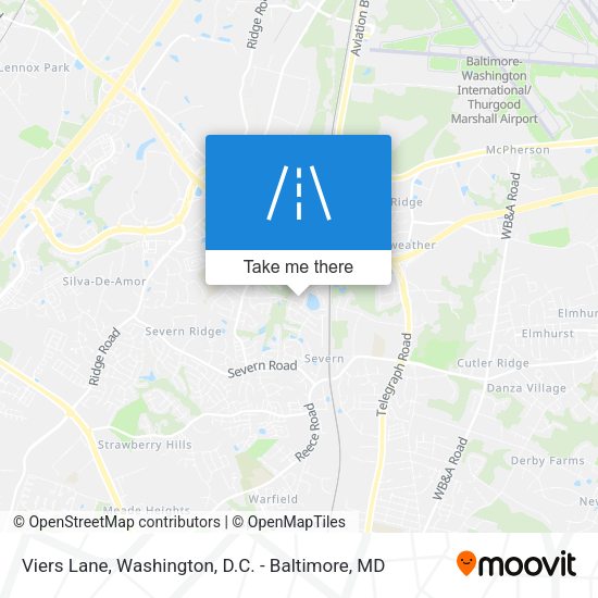 Viers Lane map