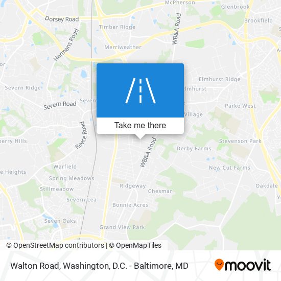 Mapa de Walton Road