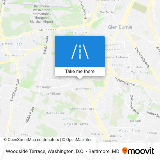 Woodside Terrace map