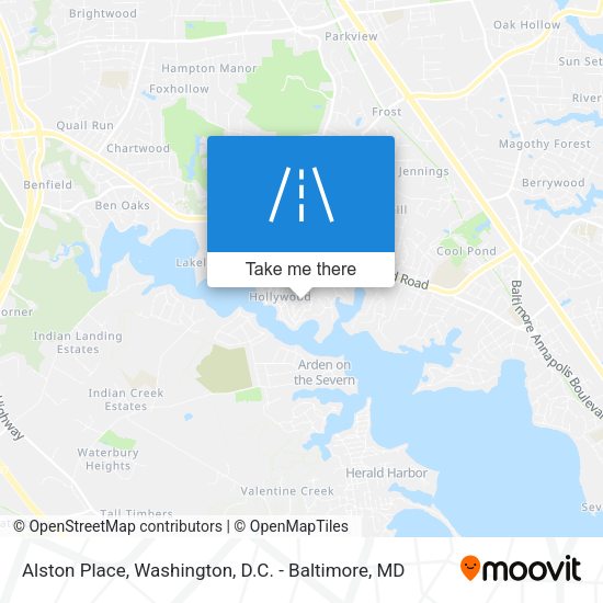 Alston Place map