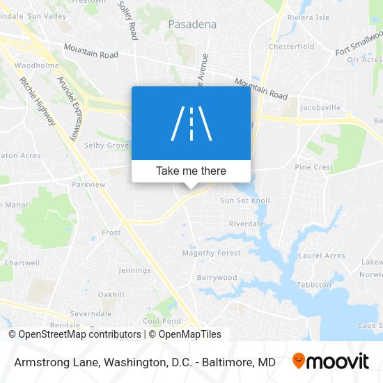 Armstrong Lane map