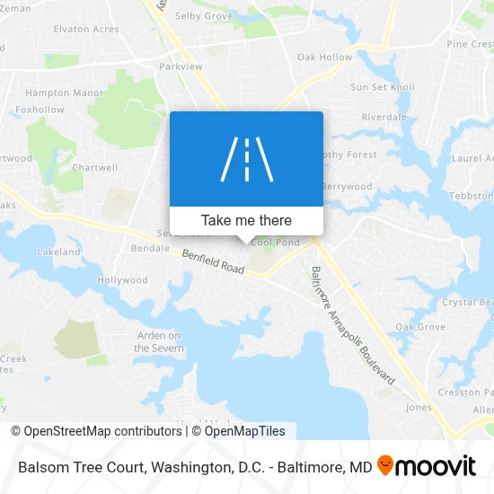 Balsom Tree Court map