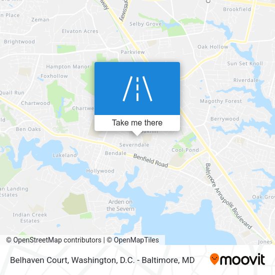 Belhaven Court map