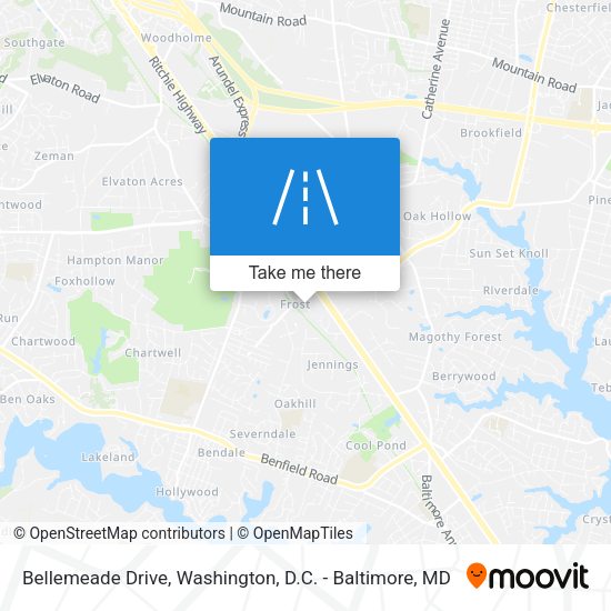 Bellemeade Drive map