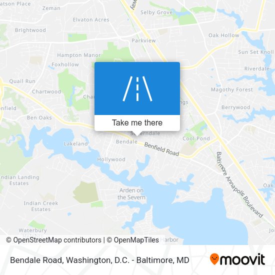 Bendale Road map