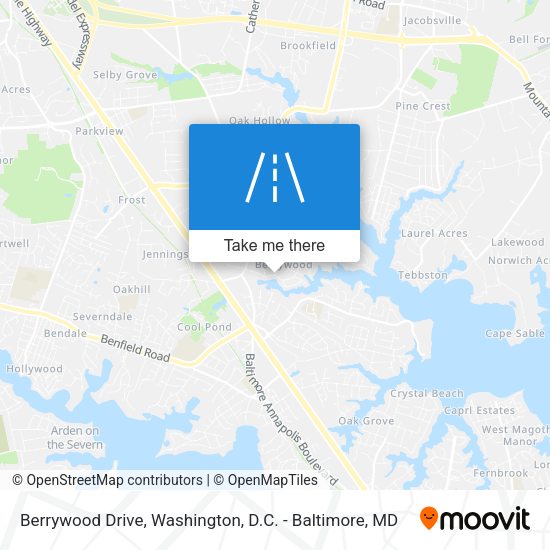 Berrywood Drive map