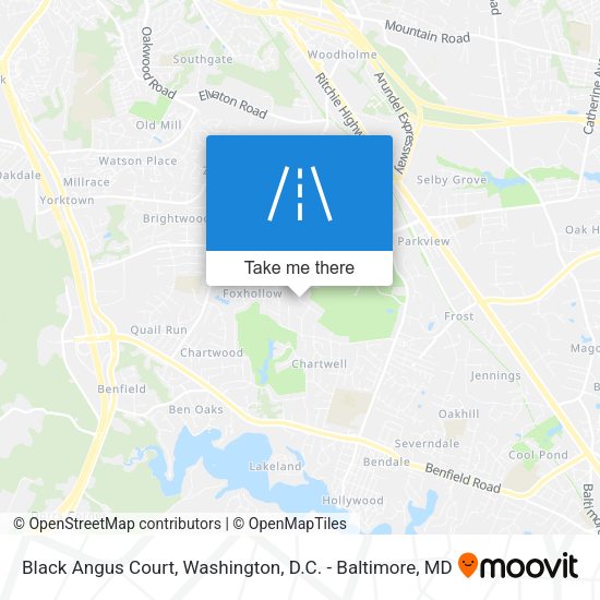 Black Angus Court map