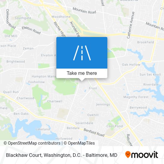 Blackhaw Court map