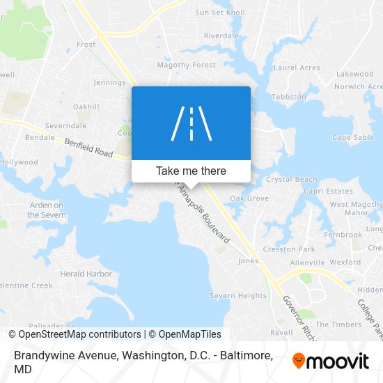 Brandywine Avenue map